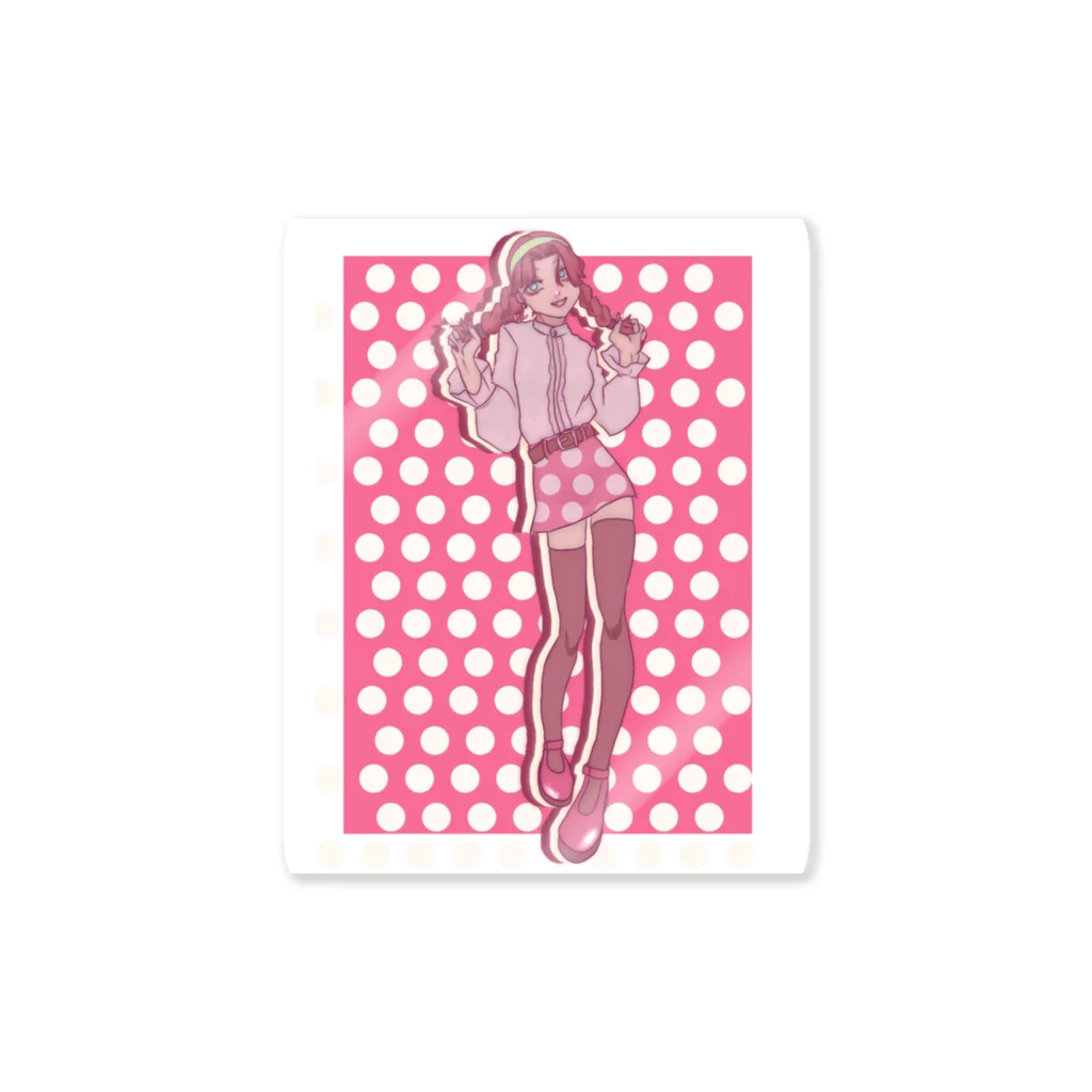 mayoi's shopのオリジナル娘ちゃんステッカー3 Sticker