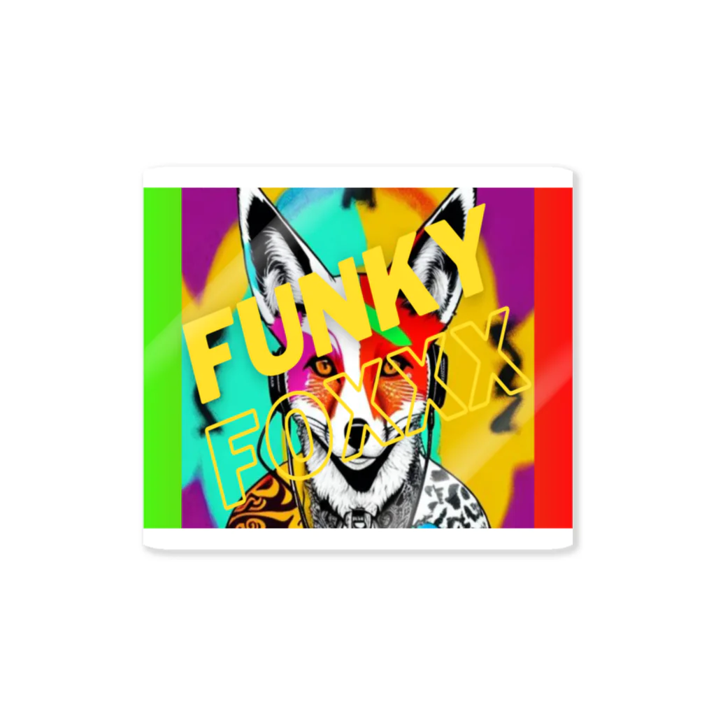 Sawajin Art CollectionのFUNKY FOXXX #1 Sticker