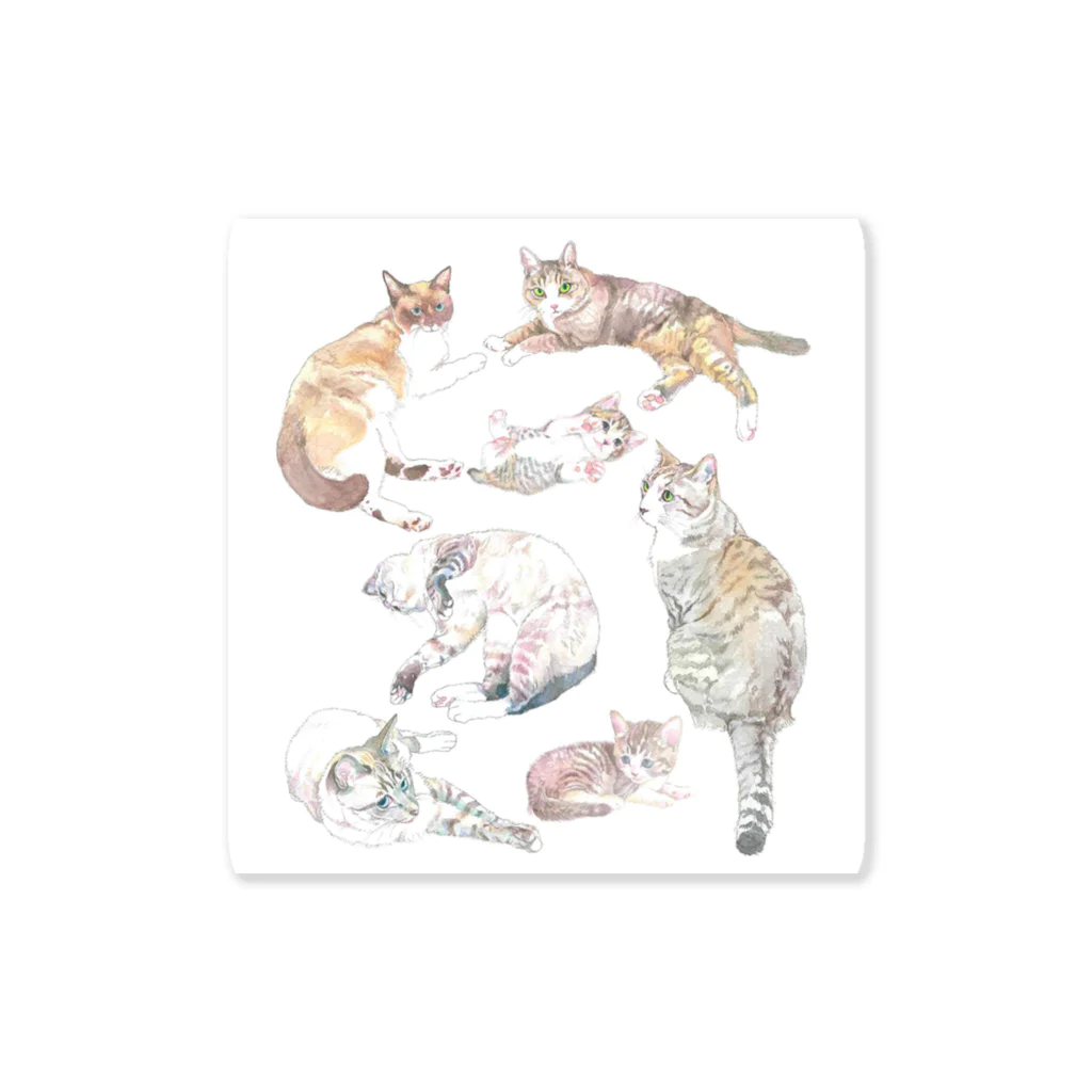 りとるたまのねこ爛漫 Sticker