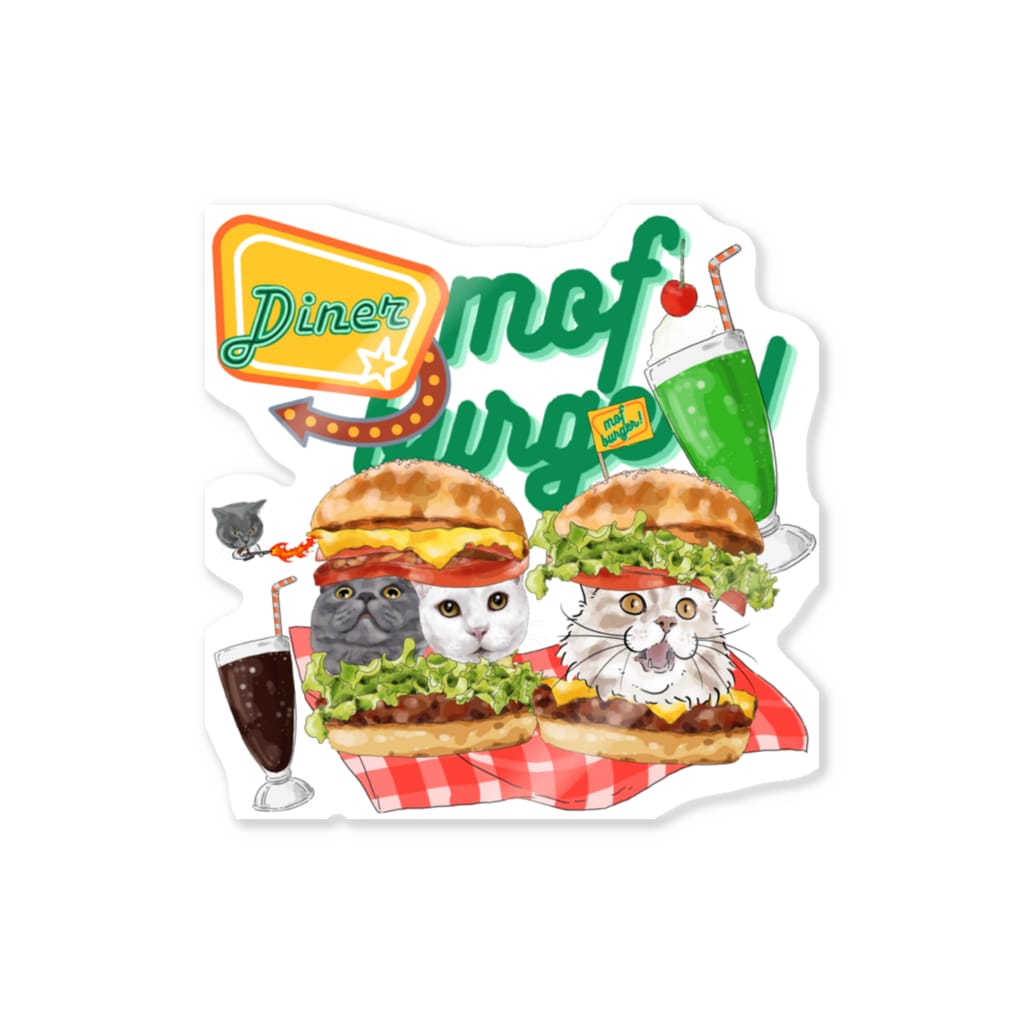 kabosu shiro yuzu / みきぞーん｜保護猫 ミッキー画伯と肉球とおともだち ( mikizone )のステッカー通販 ∞