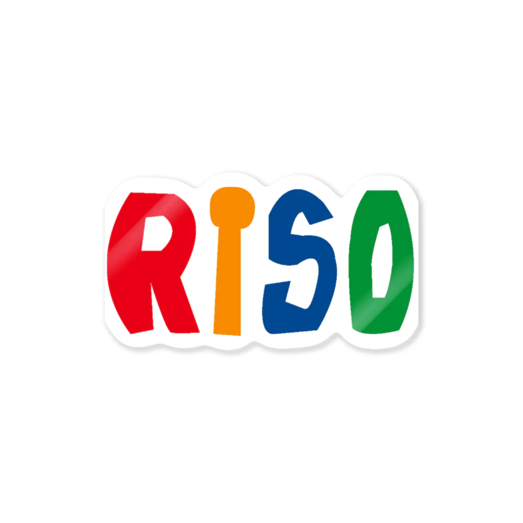 RISOのRISOロゴグッズ ステッカー