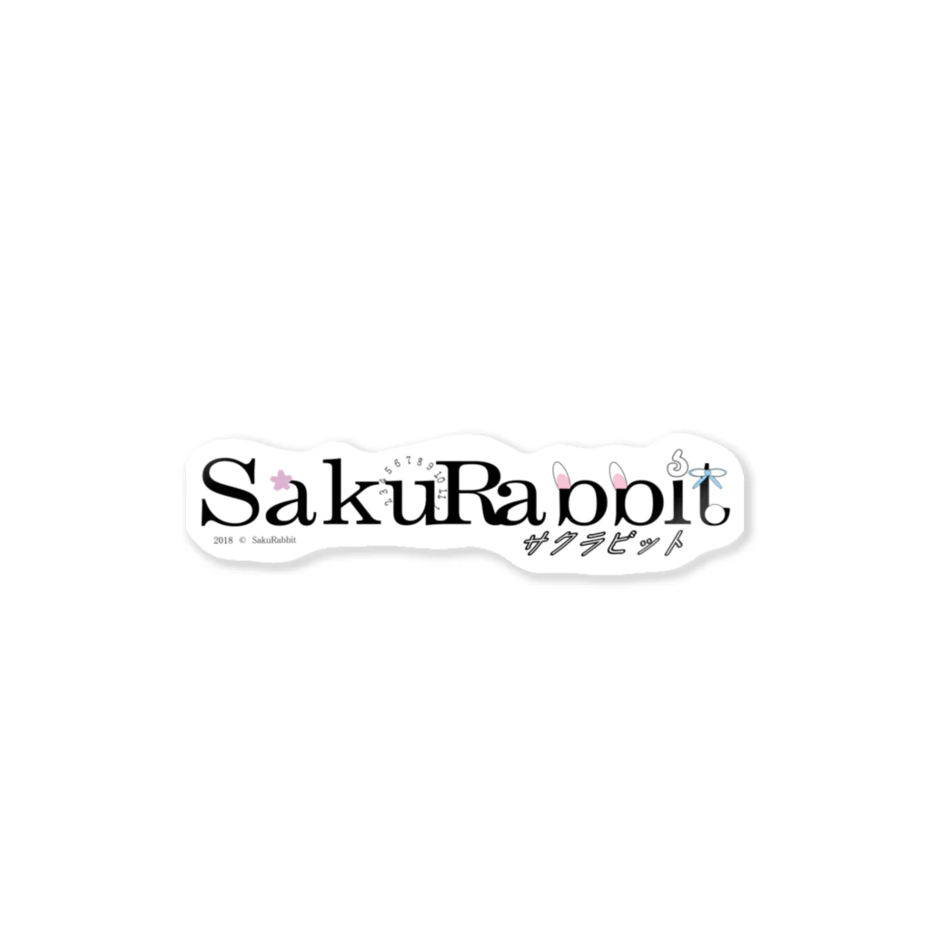 SakuRabbitのSakuRabbit　ロゴグッズ ステッカー