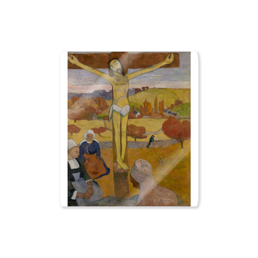世界美術商店の黄色いキリスト / The Yellow Christ ステッカー