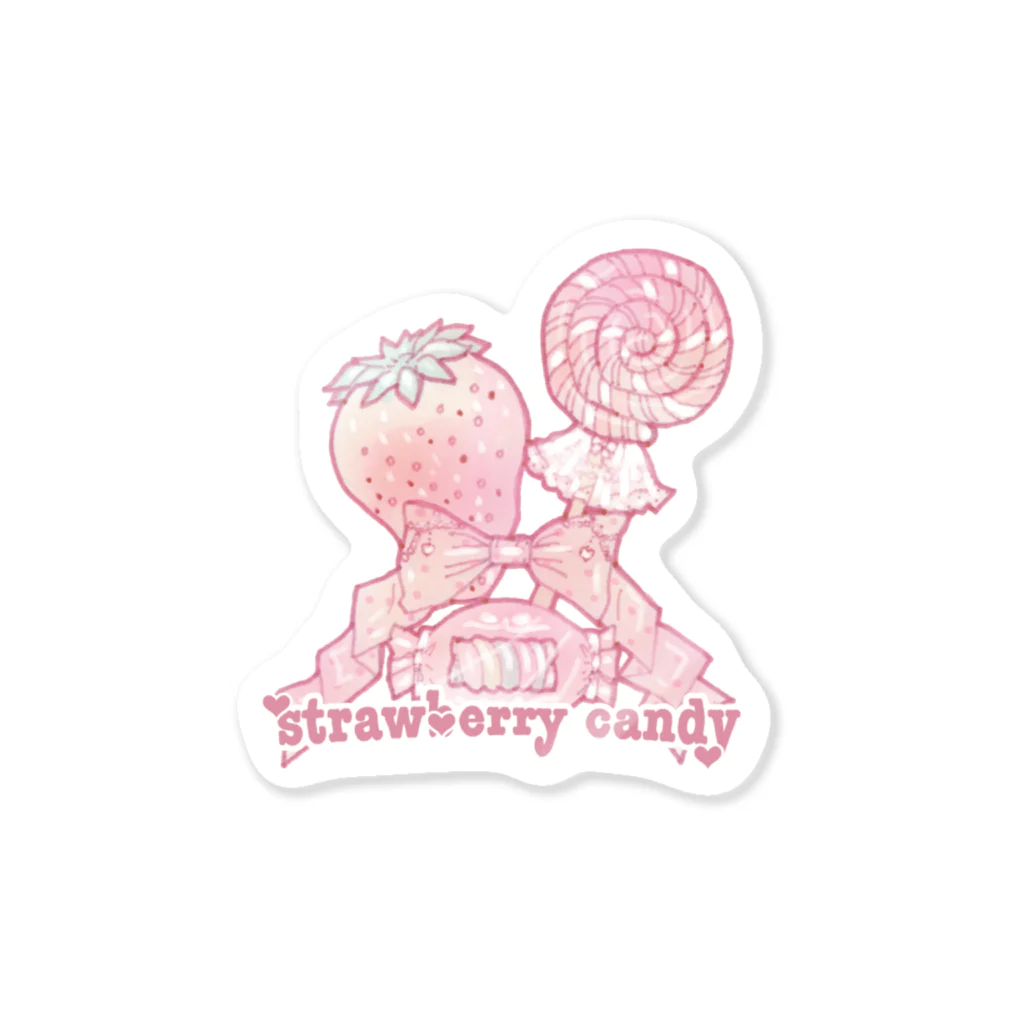 ichigotomahou.のSweetie candy(pinkdream)ステッカー ステッカー