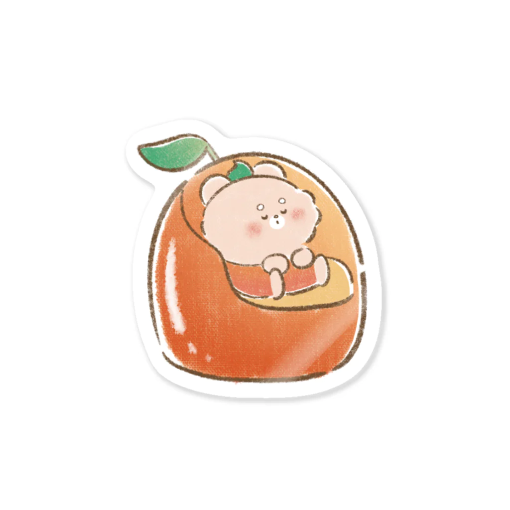 fruitsidestoryのマンゴーチェアでおやすみ Sticker