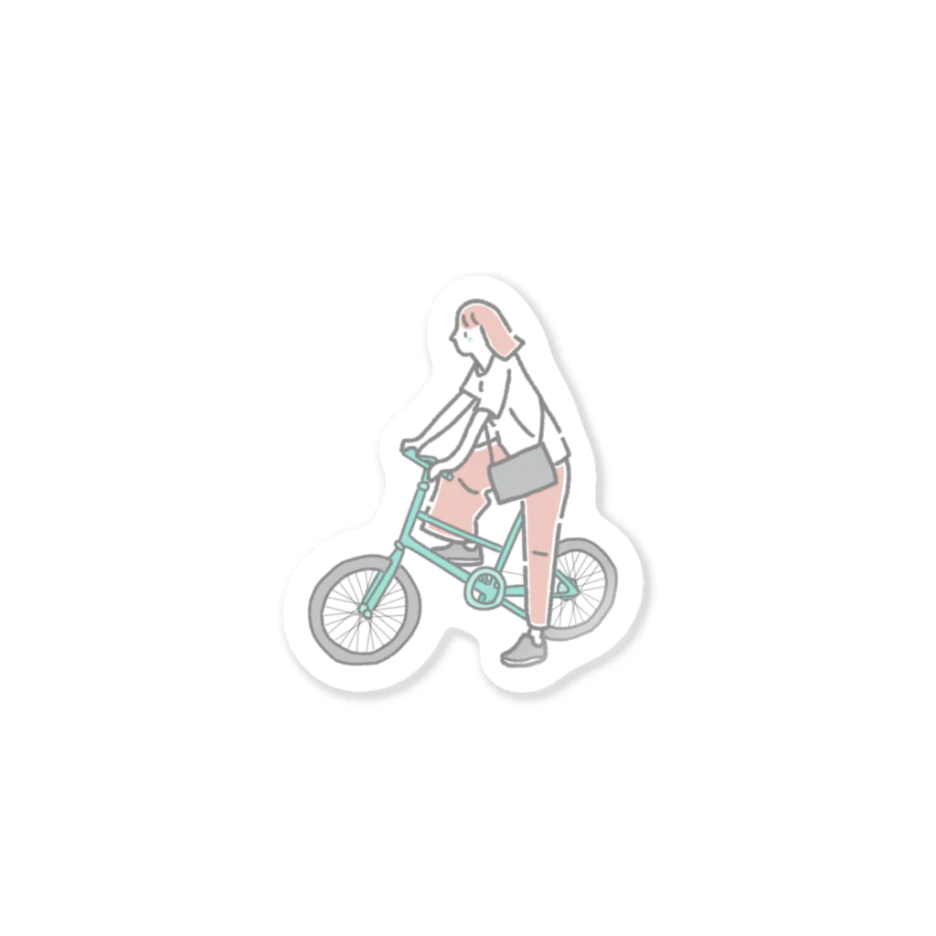 Kashiharaの自転車でお出かけする日常。 Sticker