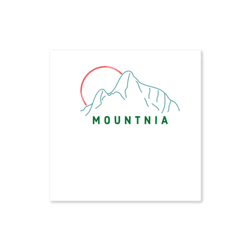 架空企業のTシャツ屋さんのMOUNTNIA オリジナルT ステッカー