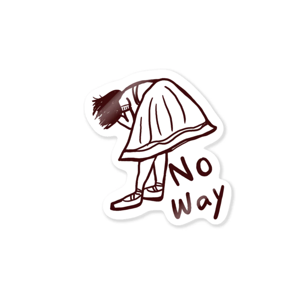 SouTenu.のno way Sticker