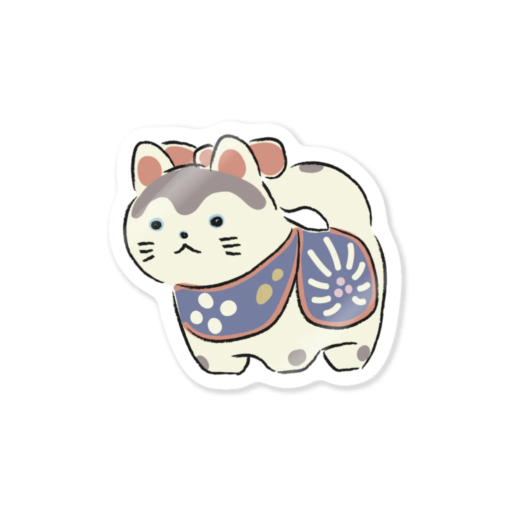 もな / monaのゆる犬張子 Sticker