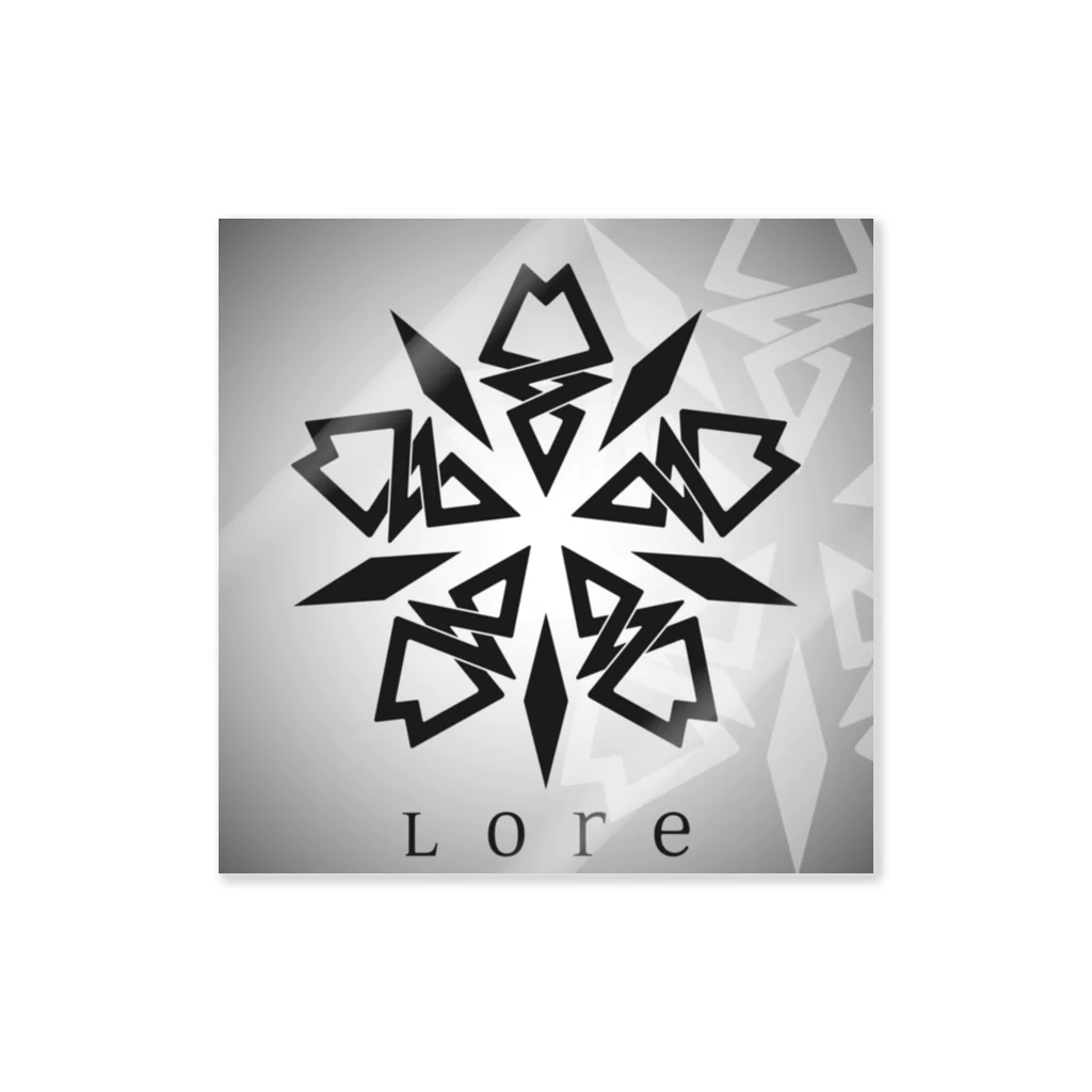 LoreのLore（BLACK） ステッカー