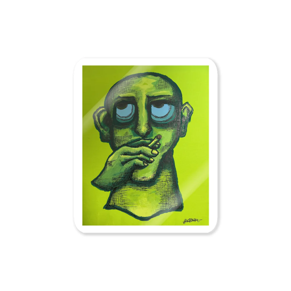 Green_artのChillOut Sticker