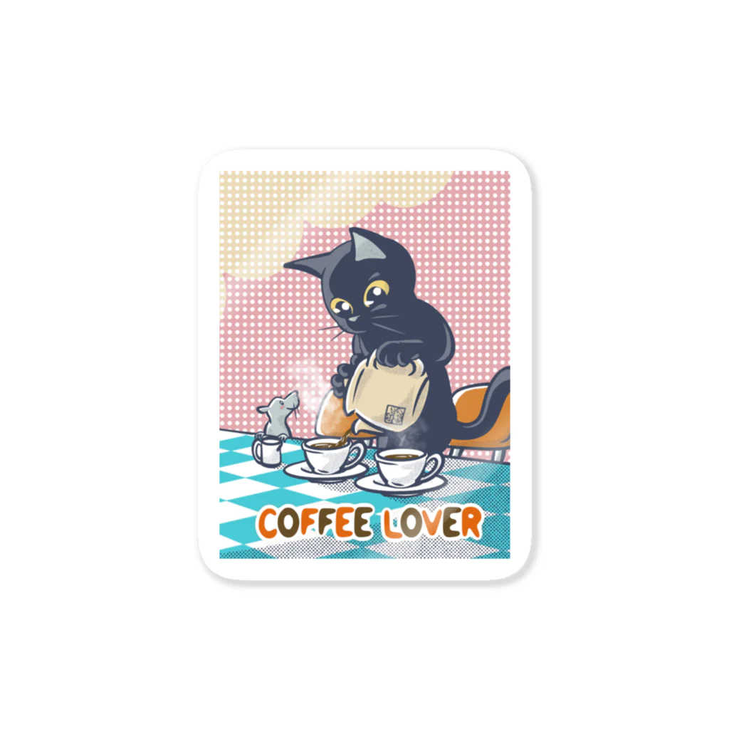 BATKEI ARTのCoffee Lover Sticker