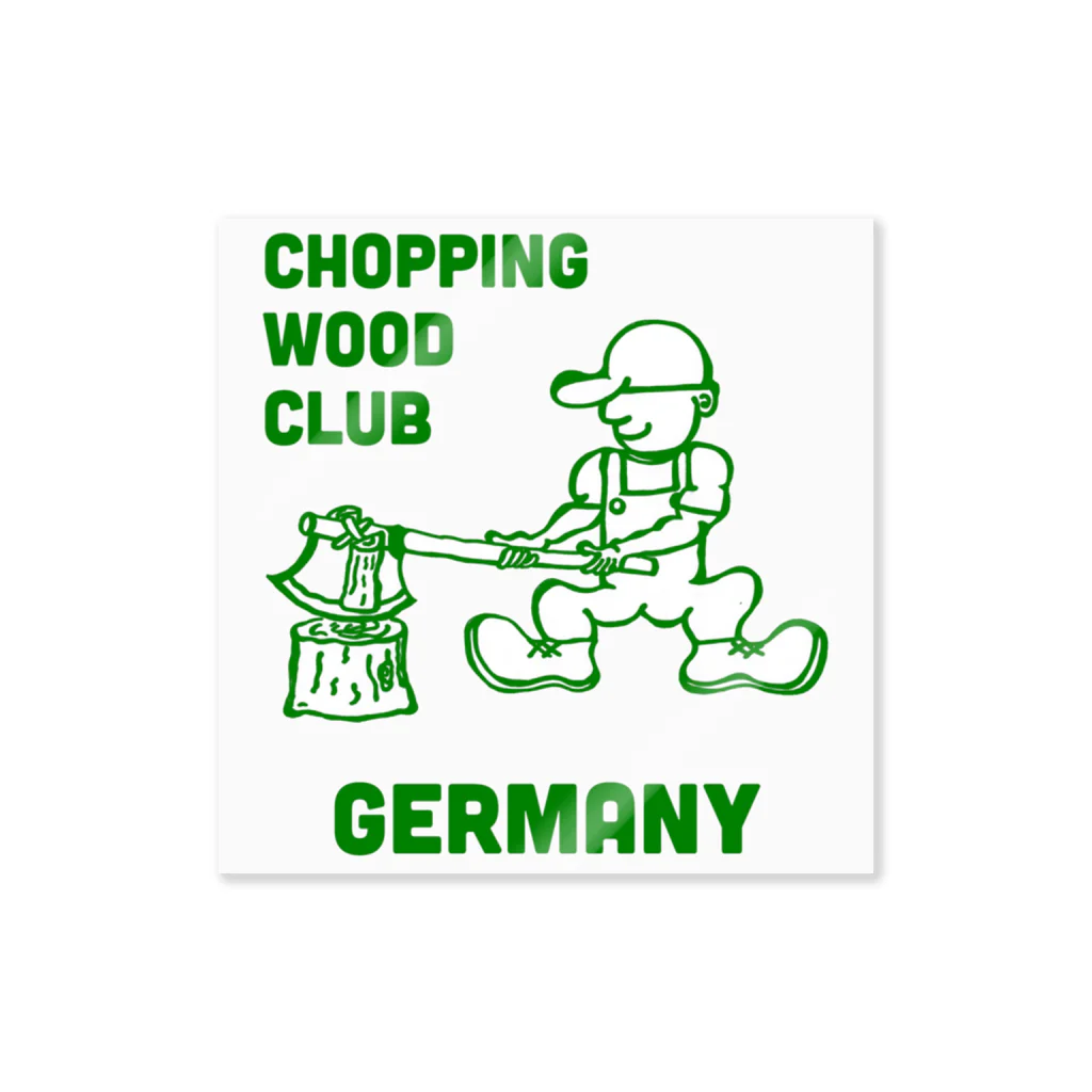 Furo-JidouのCHOPPING WOOD CLUB Sticker