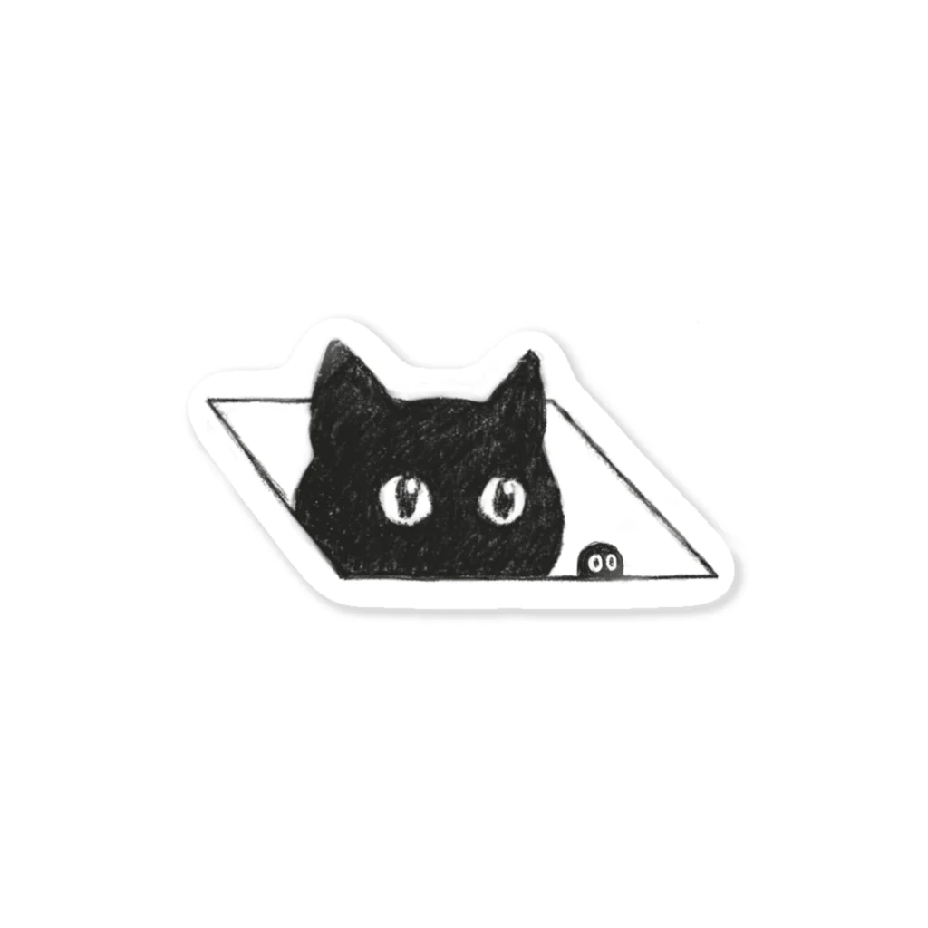 Q spaceのはことねこ ステッカー