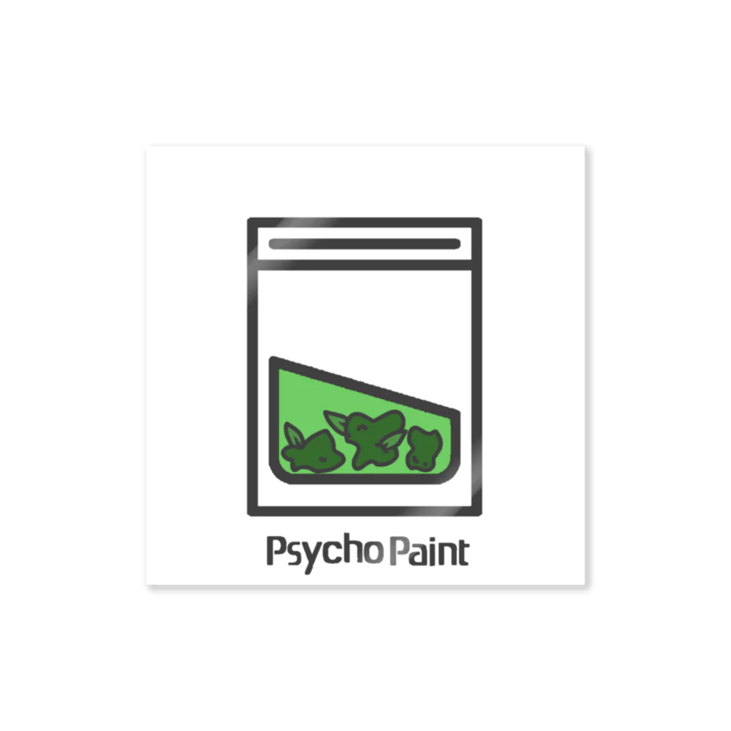 PSYCHOPAINTのPsychopaint【雌】 ステッカー