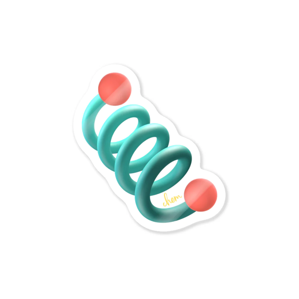 chemchemiの近未来コイル ステッカー