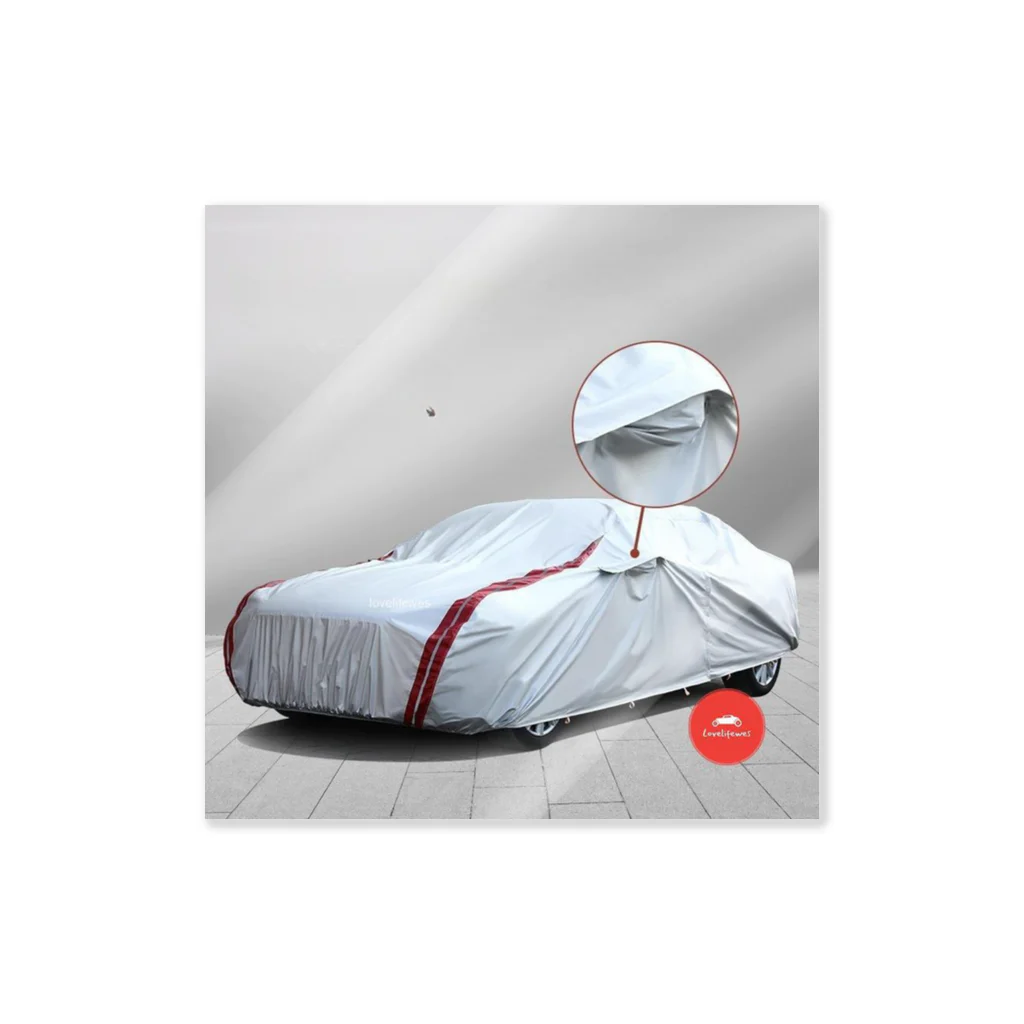 lovelifewesの2023 Car Clothing Sunscreen Rain Car Shade Thickened Anti-hail Full Car Cover Bugatti ステッカー