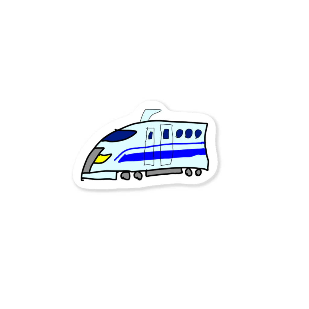 和の池の新幹線のぞみ号 Sticker