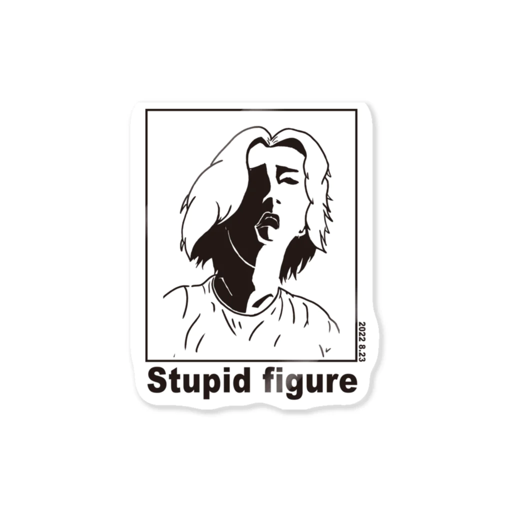 Stupid figureのStupid figure　ステッカー Sticker