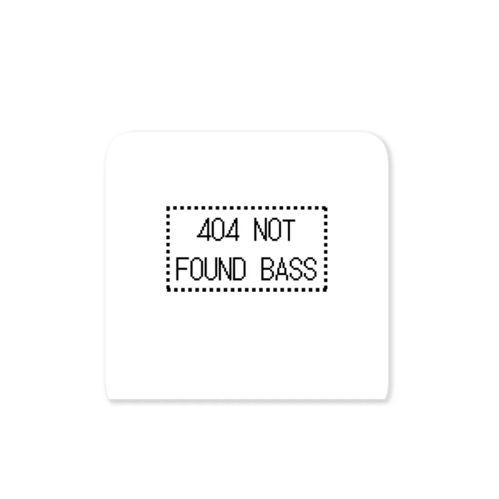 釣り中毒の404 NOT FOUND BASS Sticker