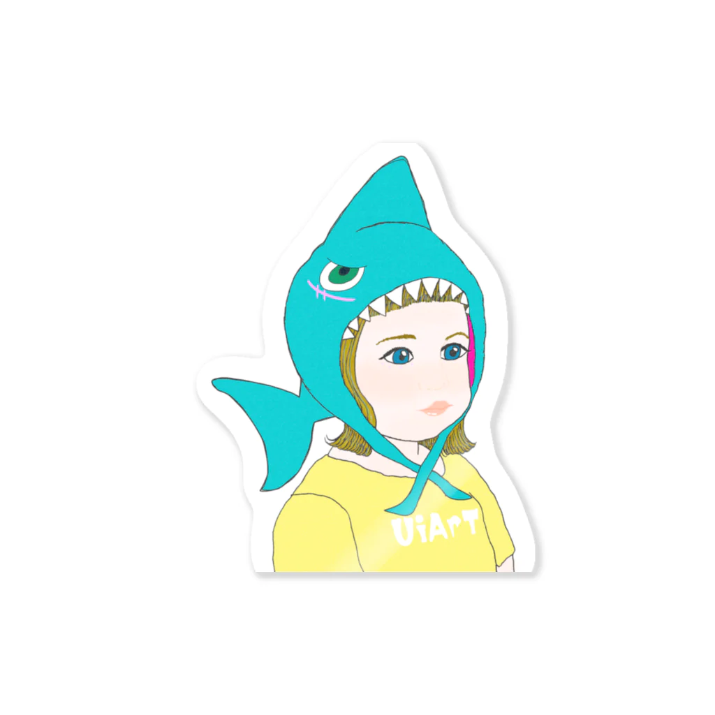 UiArTの愛を込めてサメ嫌いな人へ Sticker