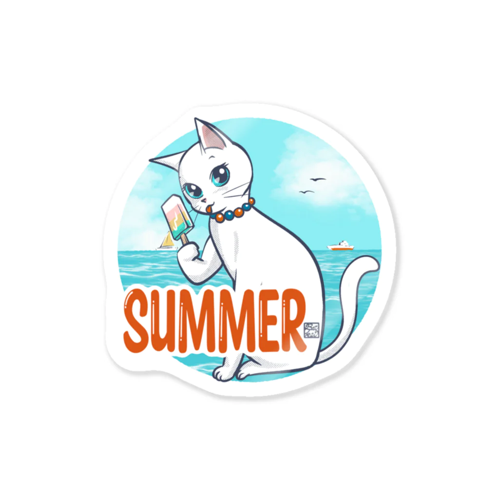 BATKEI ARTのSUMMER Sticker