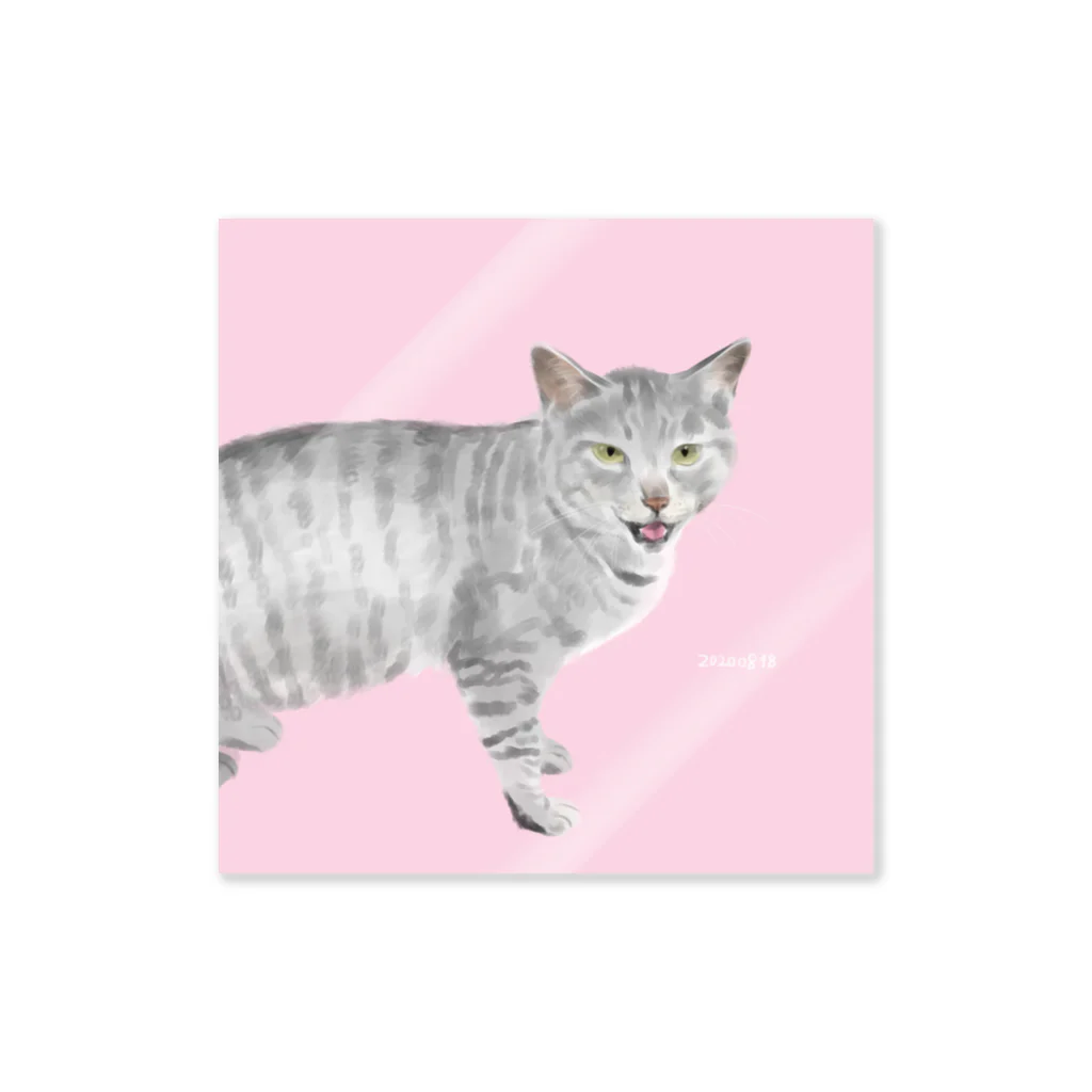 うちねこショップ【うちねこちゃん】の【うちねこちゃん】くろちゃん Sticker