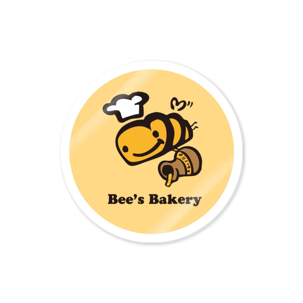 Bee's Bakeryのはちパンステッカー Sticker