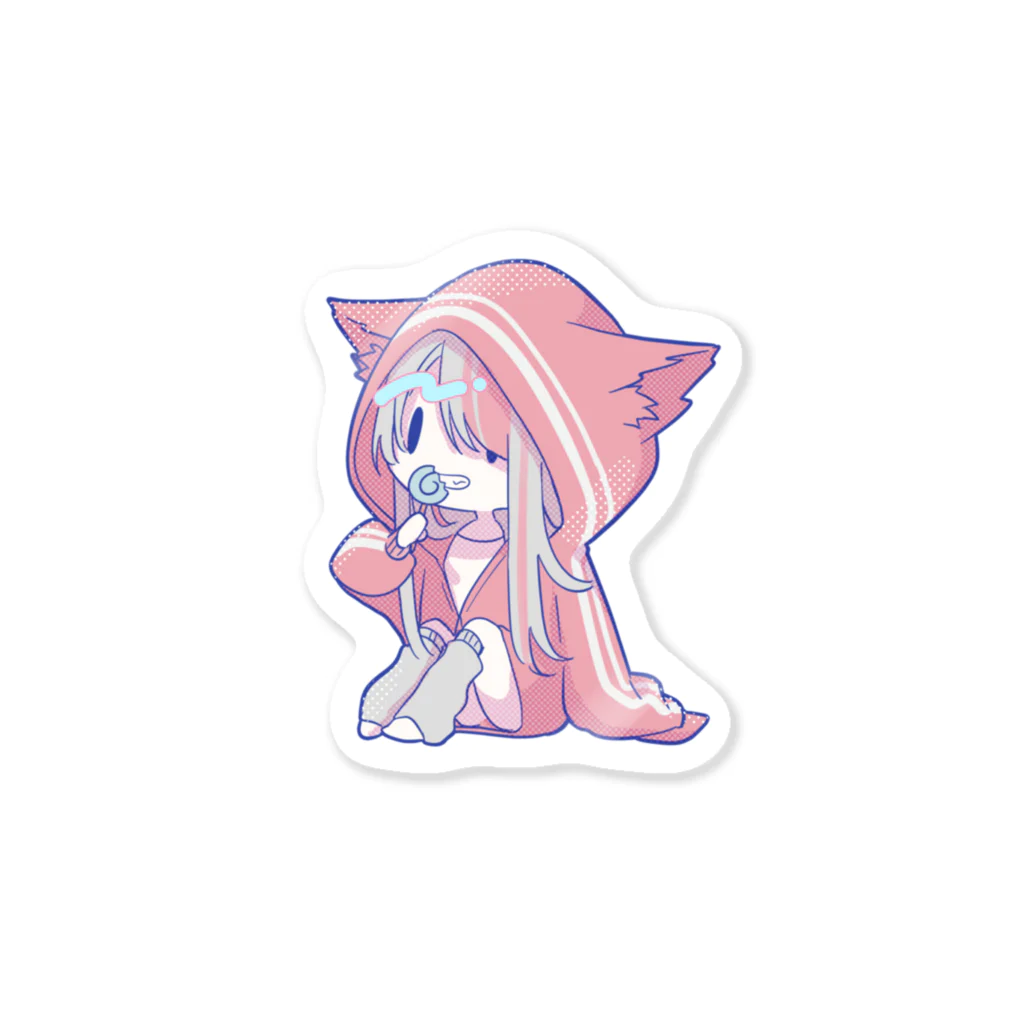 ももせ の おみせのSD・うるふぱーか Sticker