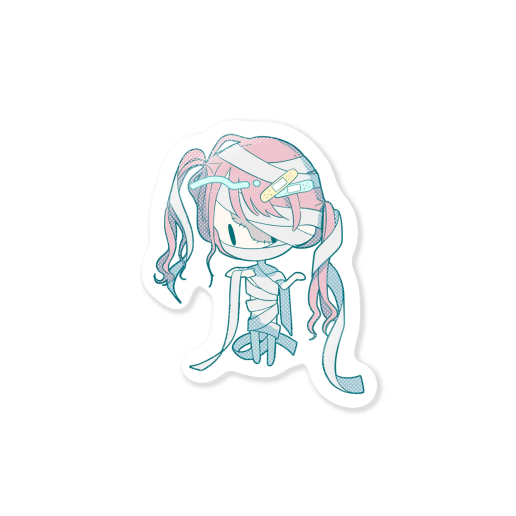 ももせ の おみせのSD・ミイラ Sticker