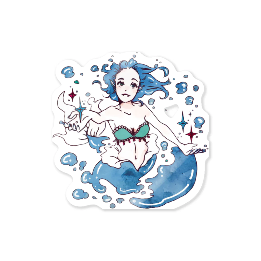 納音占グッズの海中金 Sticker