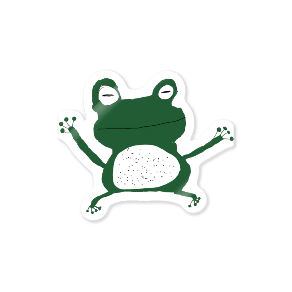 イーグルくんのゲコゲコ　カエル🐸 Sticker