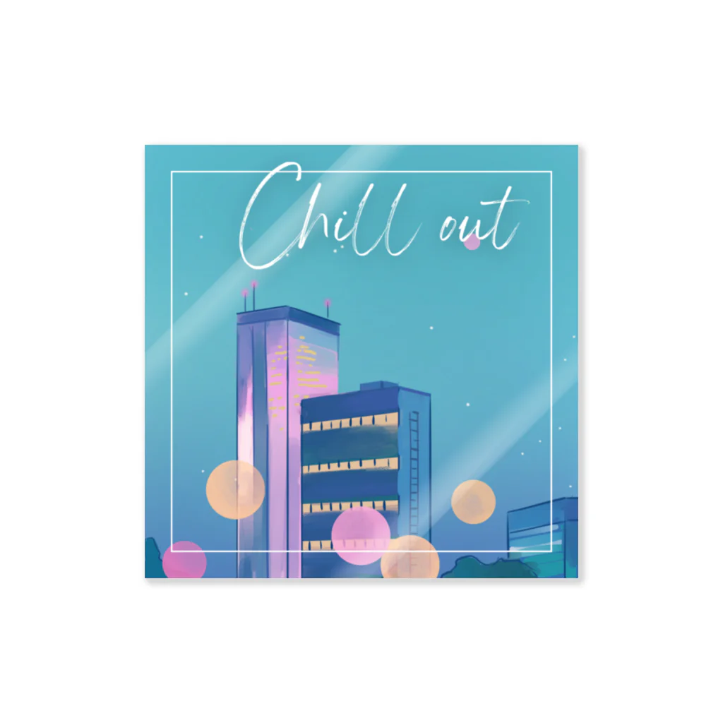 sprushのCHILLOUT ステッカー