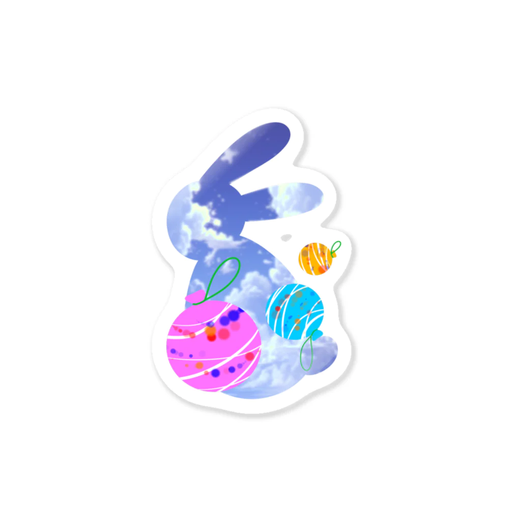 Rabbitflowerの夏の思い出 Sticker