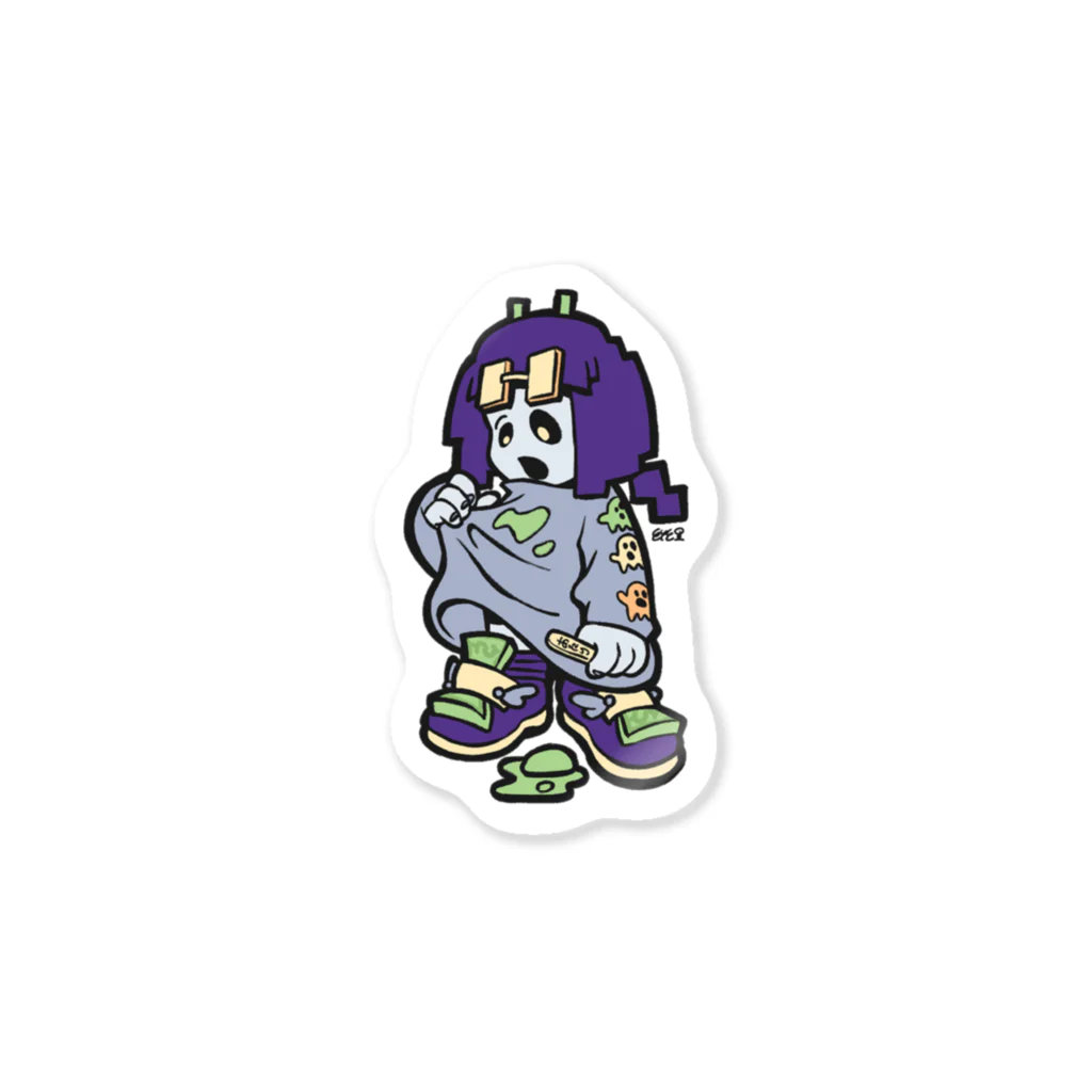 ❤️‍🔥オニオンショップ❤️‍🔥のおばけちゃん Sticker