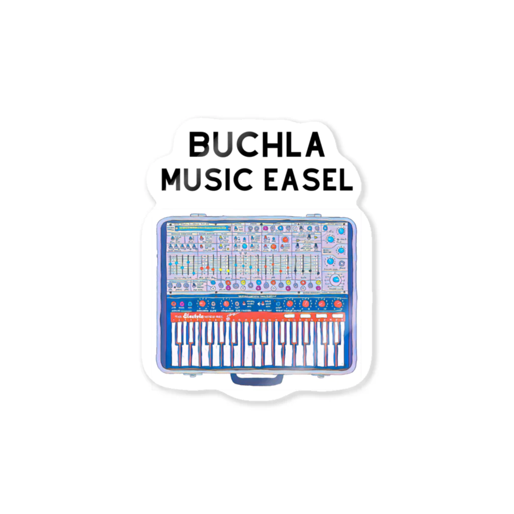 Vintage Synthesizers | aaaaakiiiiiのBuchla Music Easel Vintage Synthesizer ステッカー