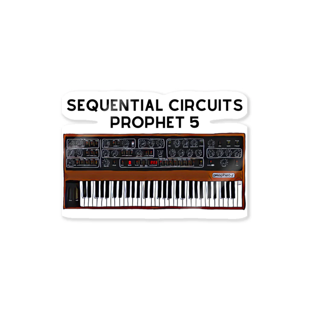 Vintage Synthesizers | aaaaakiiiiiのSequential Circuits Prophet 5 Vintage Synthesizer Sticker