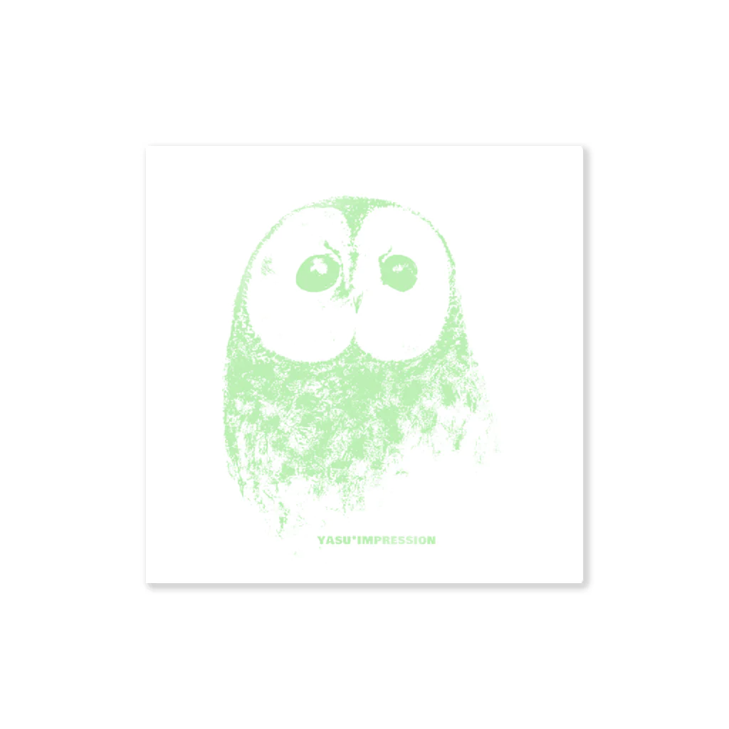 YASU-IMPRESSIONのTHE OWL Sticker