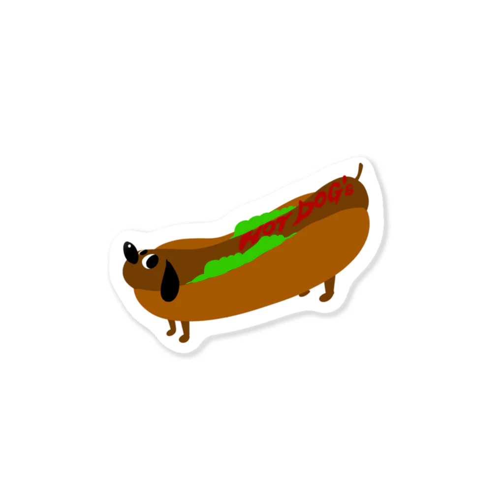 HOT DOG’sのHOT DOG’s Frankie（フランキー） ステッカー