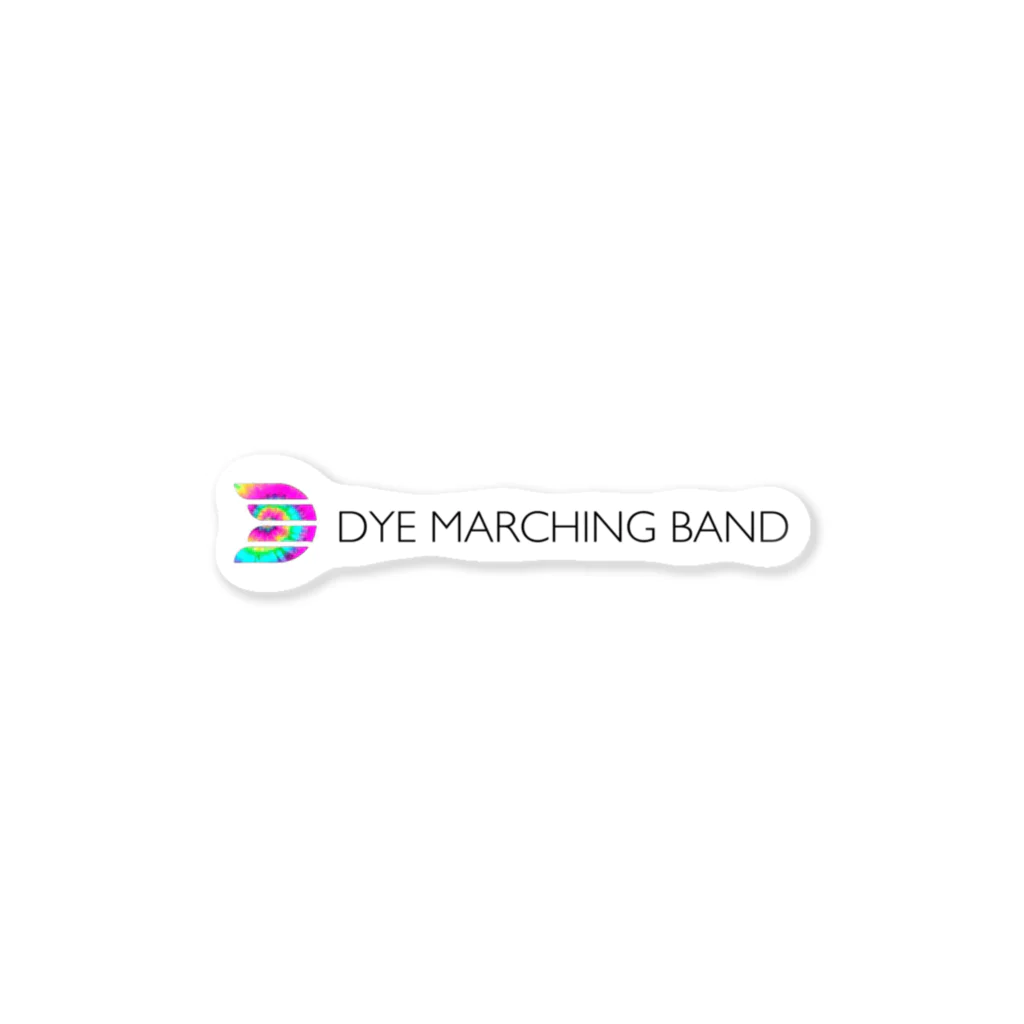 DYE MARCHING BANDのDYEMB Logo(Black) Sticker