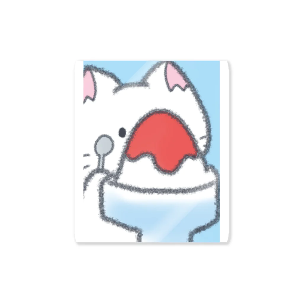 なくも/イラストレーターの今日はかき氷の日 Sticker