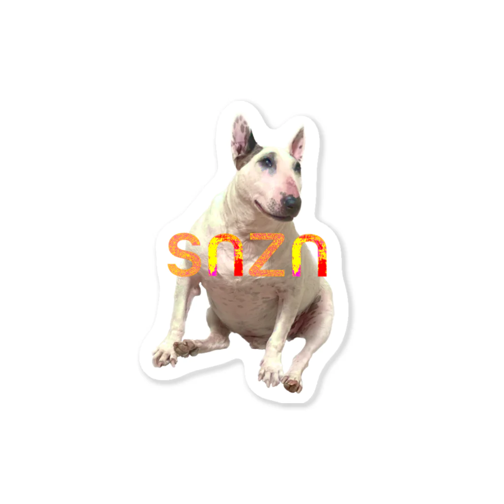 snznのsnzn_BullTerrier ステッカー