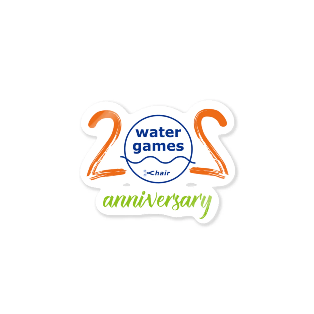 てつぐらんでのwatergames 22 ステッカー