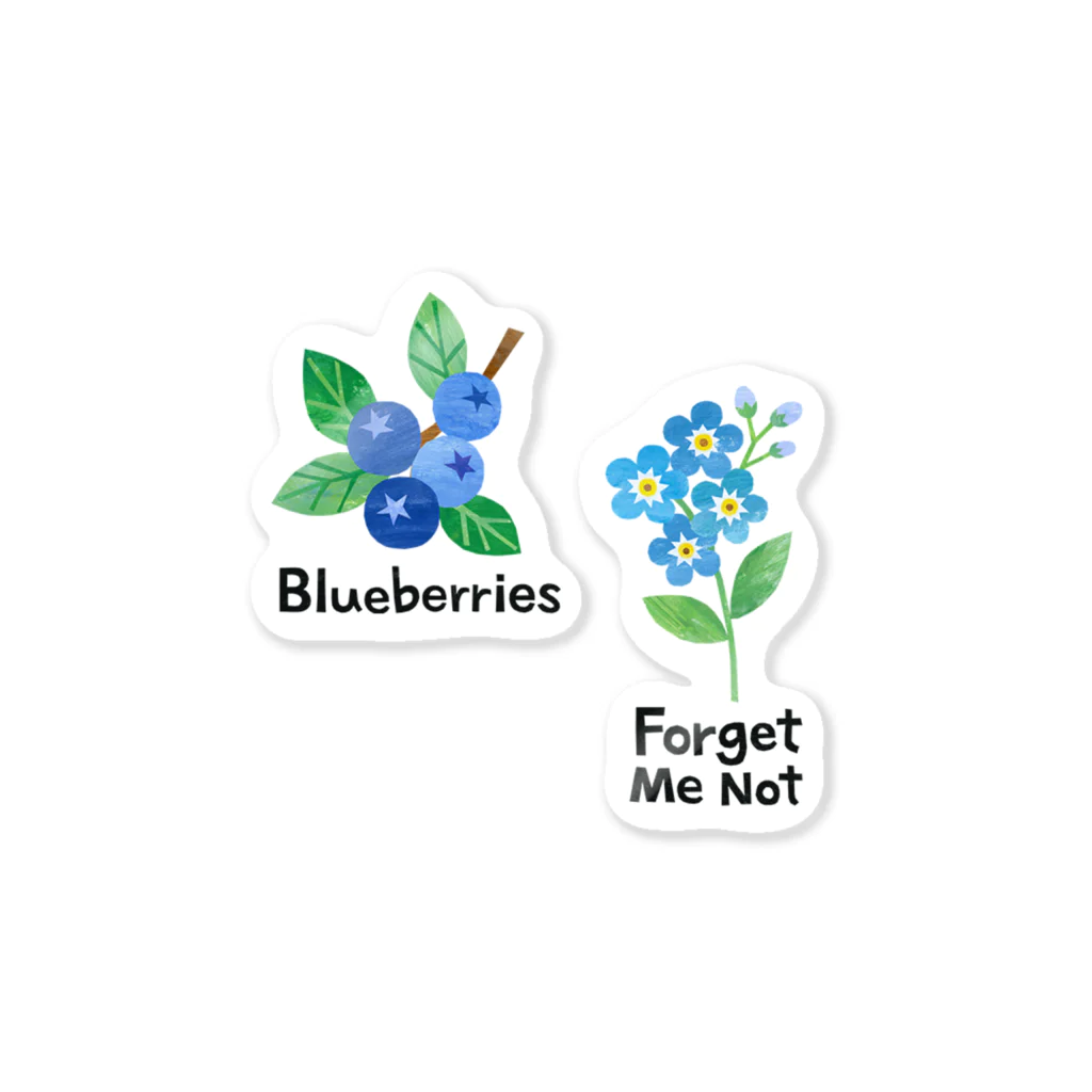 NophyのBLUE Stickers 1 스티커