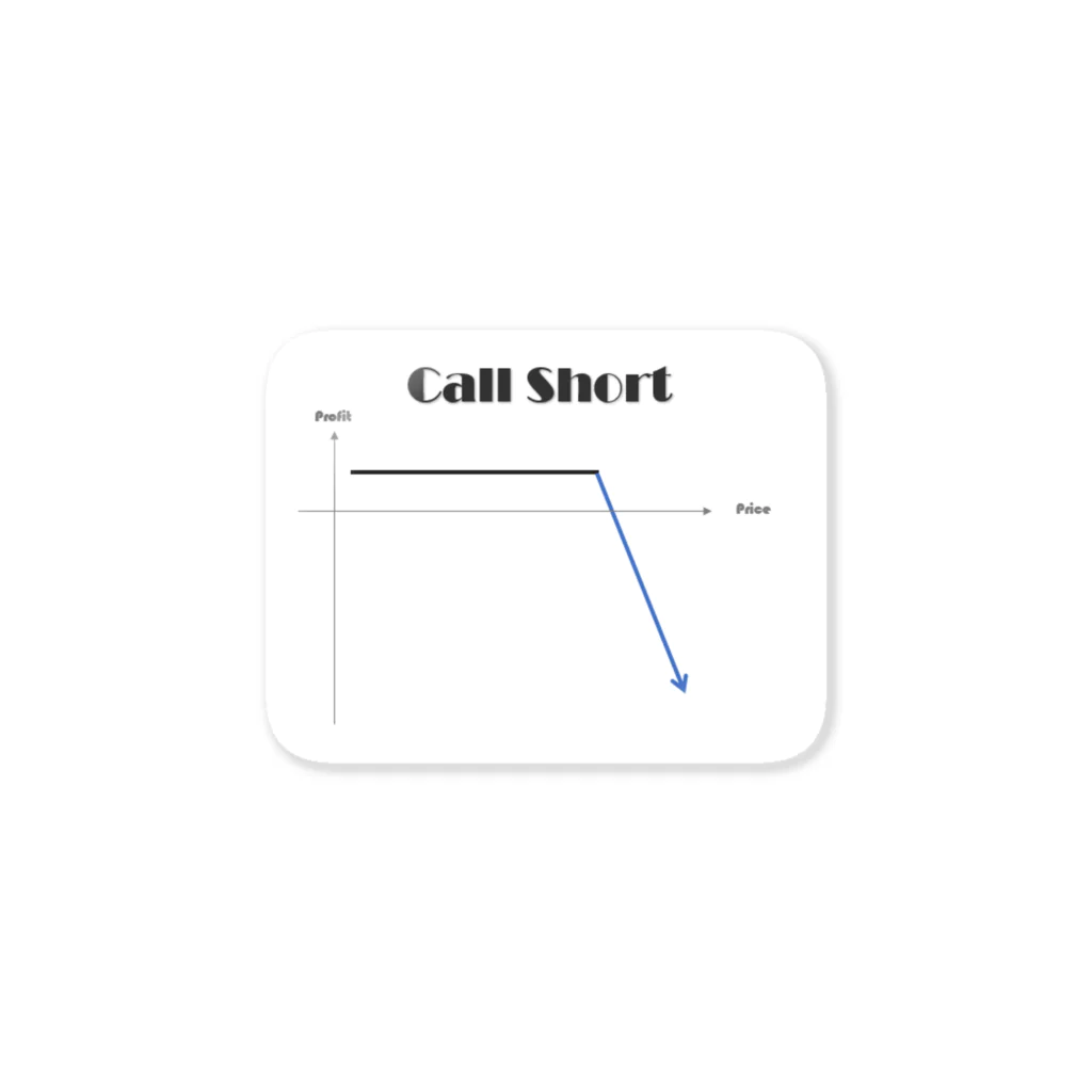 fin_artのCall Short ステッカー