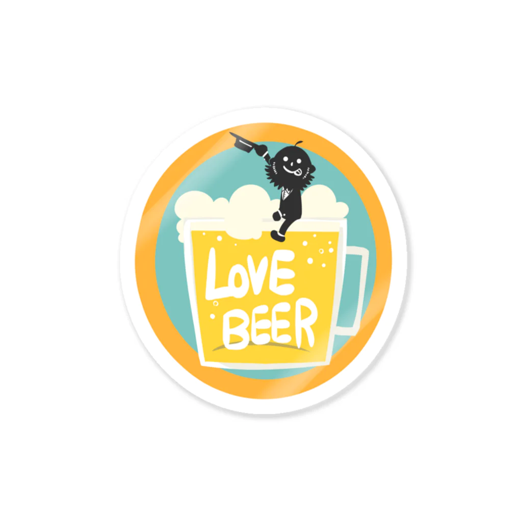 あぺとぺのLOVE BEER(雑貨) ステッカー