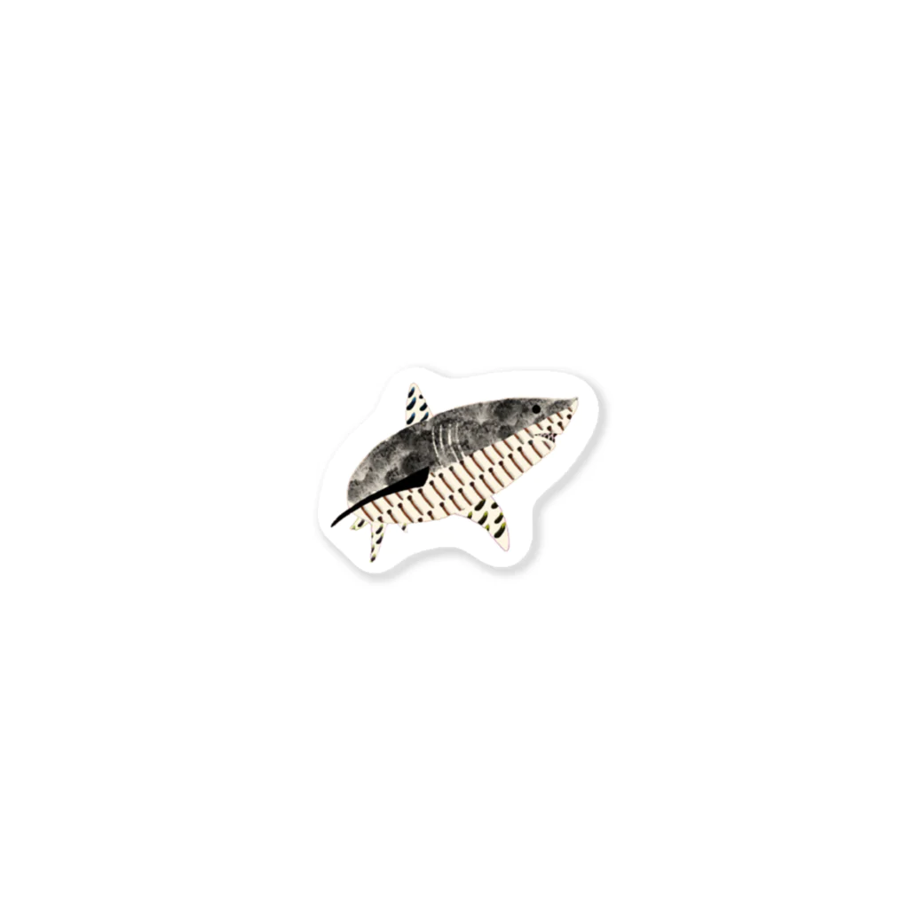 tn_sknraptorのデジタルイラストのサメ Sticker