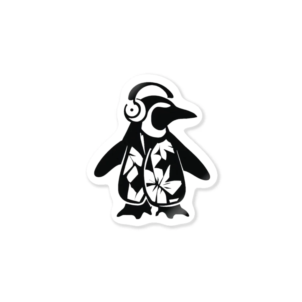 PGRUAM(ピグルアム）のアロハペンギン ステッカー