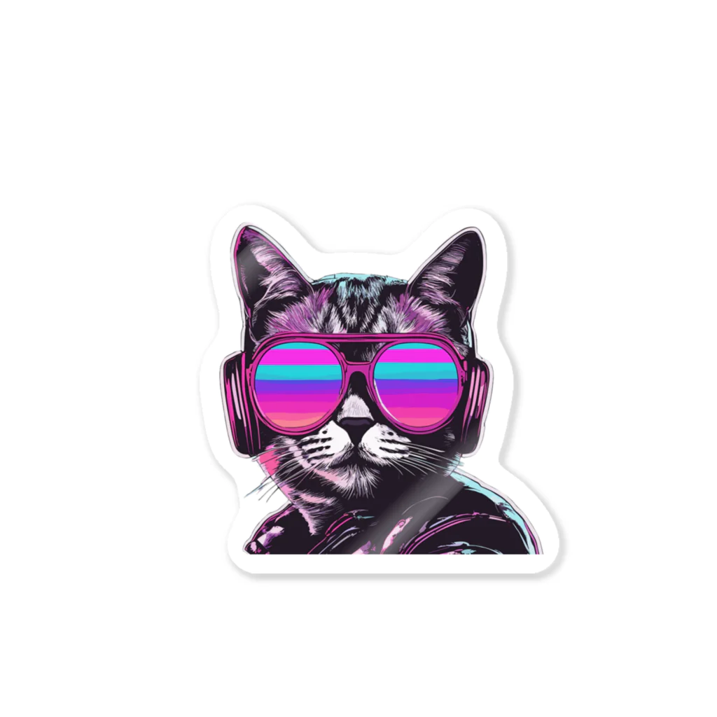 Lit17のDJ Cat Sticker