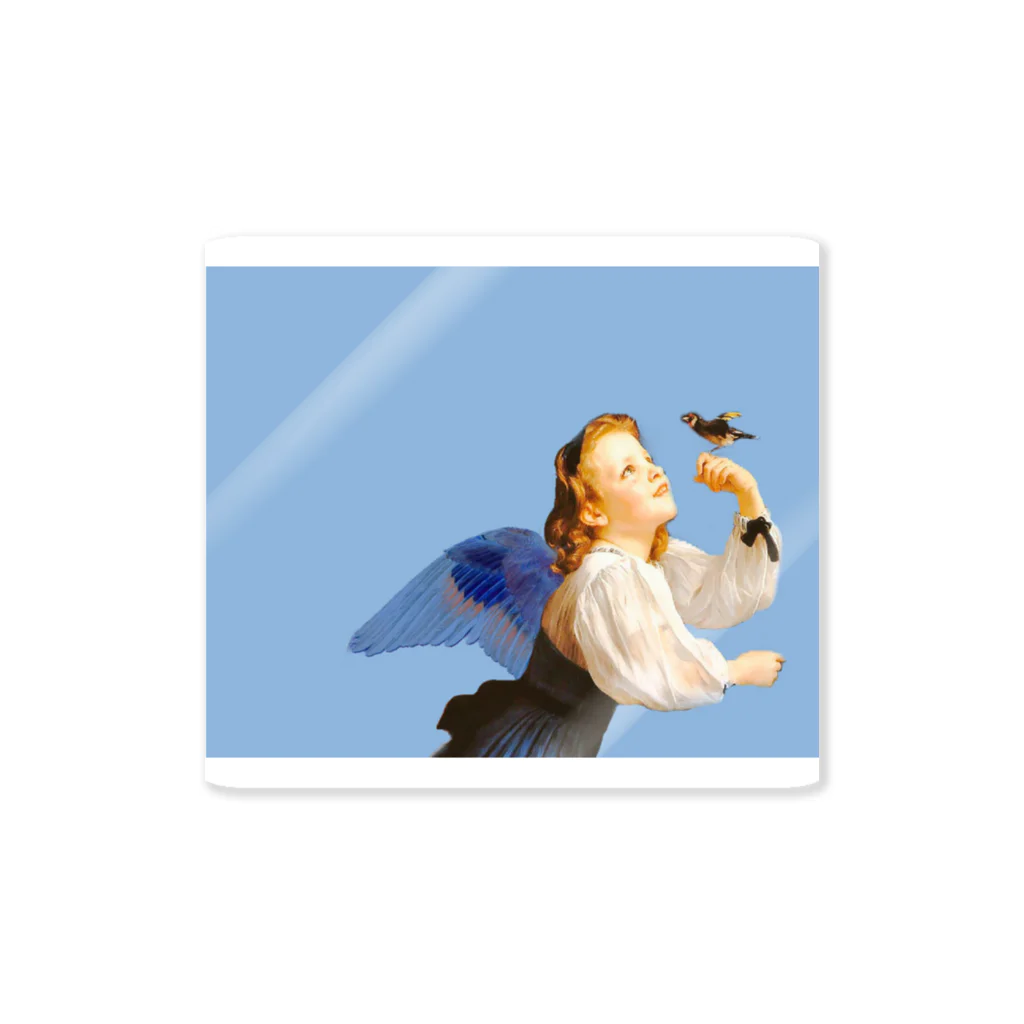 Pittura AccessorioのBlue girl Sticker